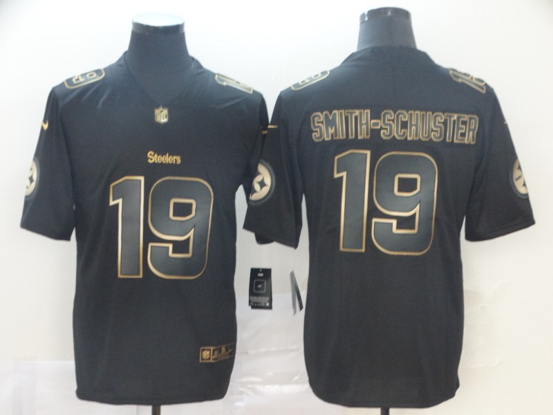 Men's Pittsburgh Steelers JuJu Smith-Schuster #19 Black Jersey